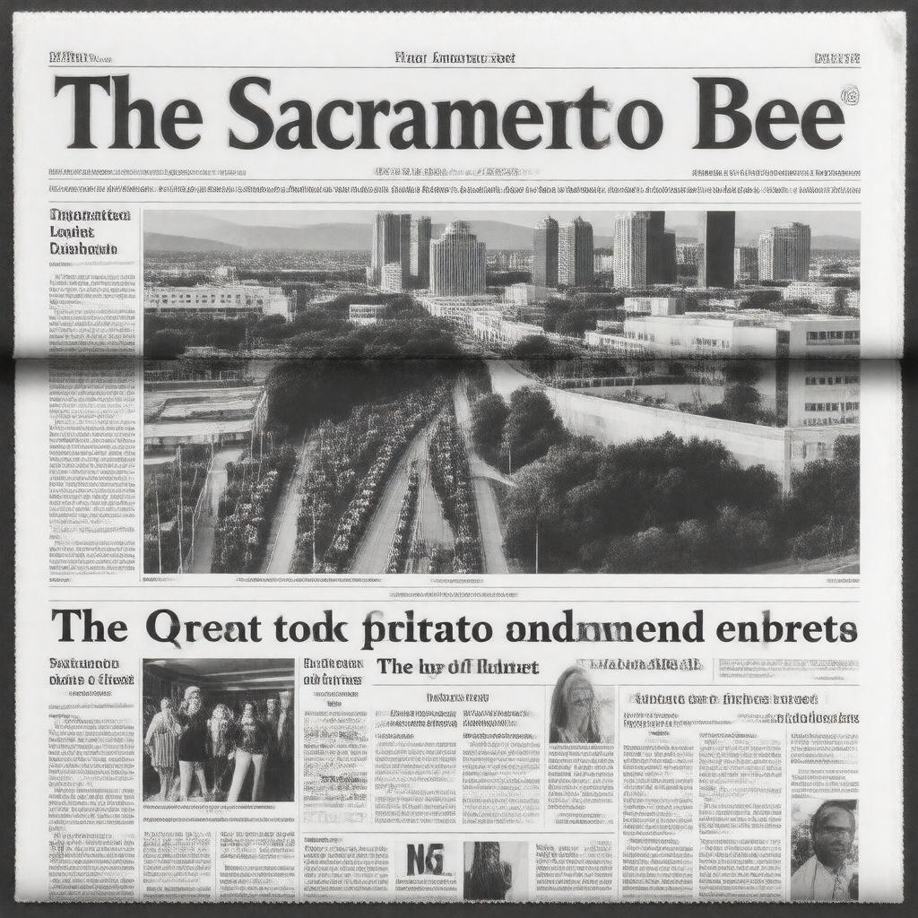 AI-created image of The Sacramento Bee