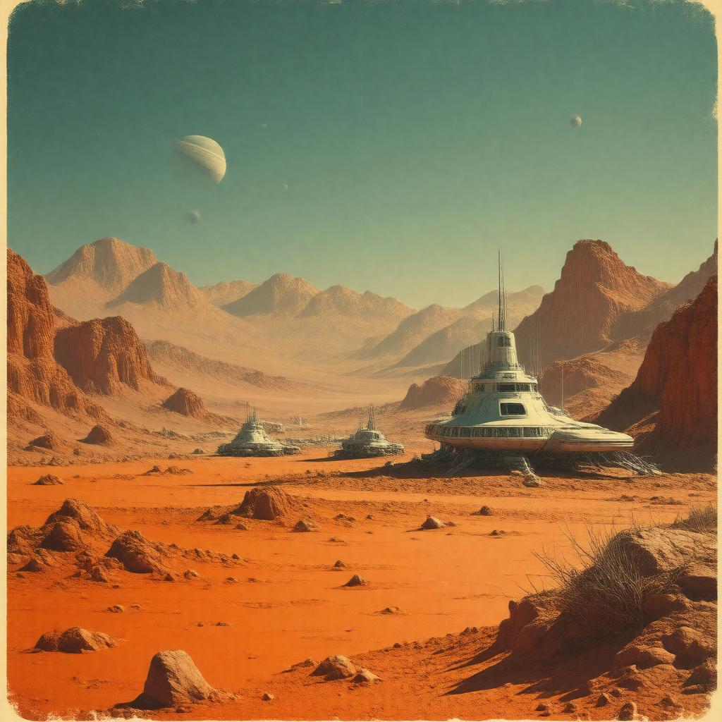 AI-created image of The Sands of Mars