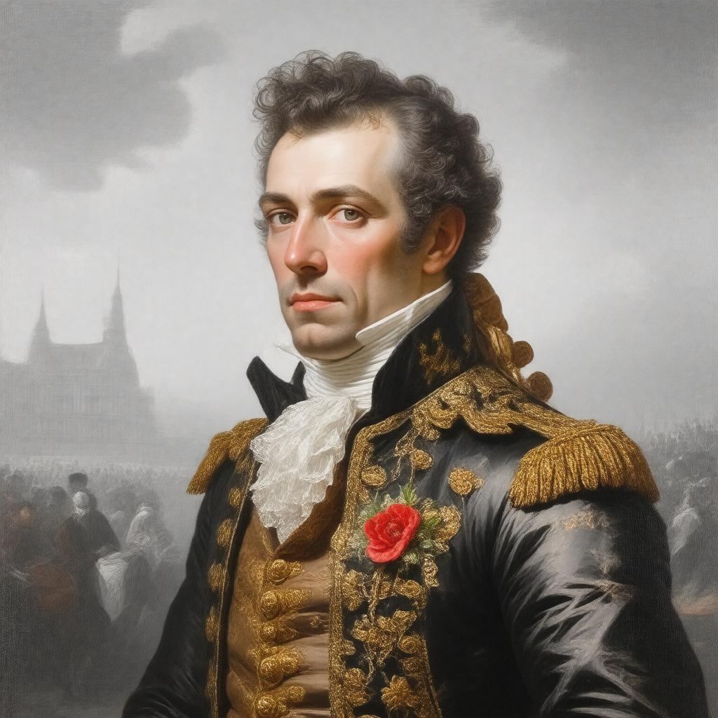 AI-created image of The Scarlet Pimpernel