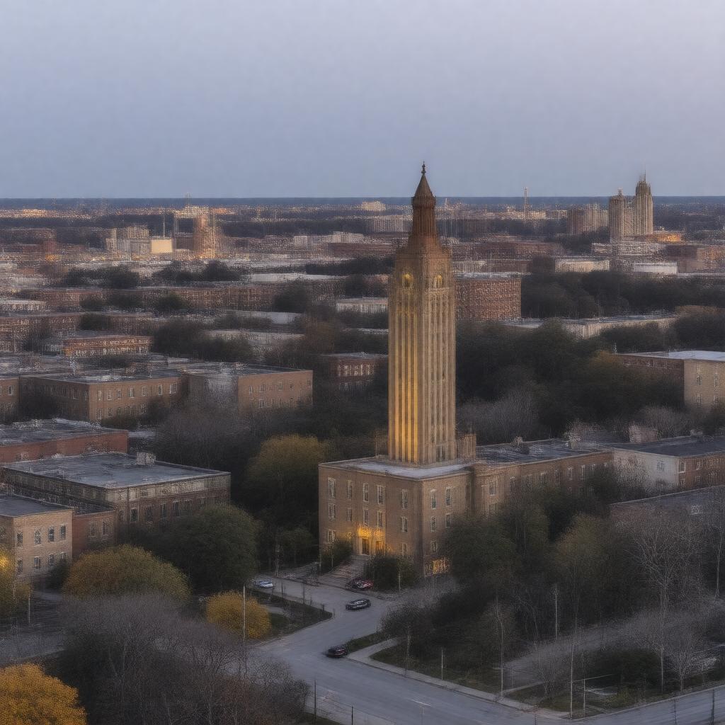 AI-created image of The Scholarship City