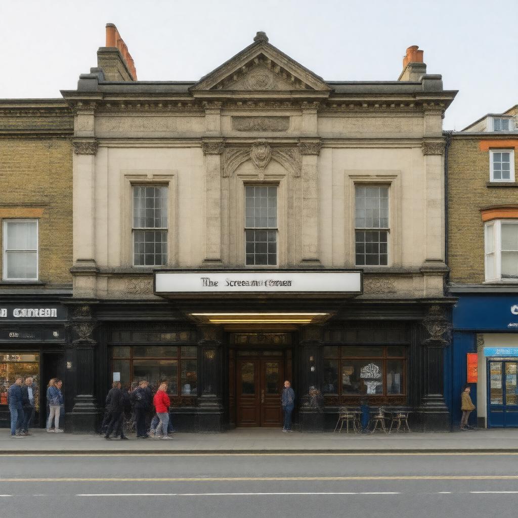 Click to view larger image AI-created image of The Screen on the Green Cinema