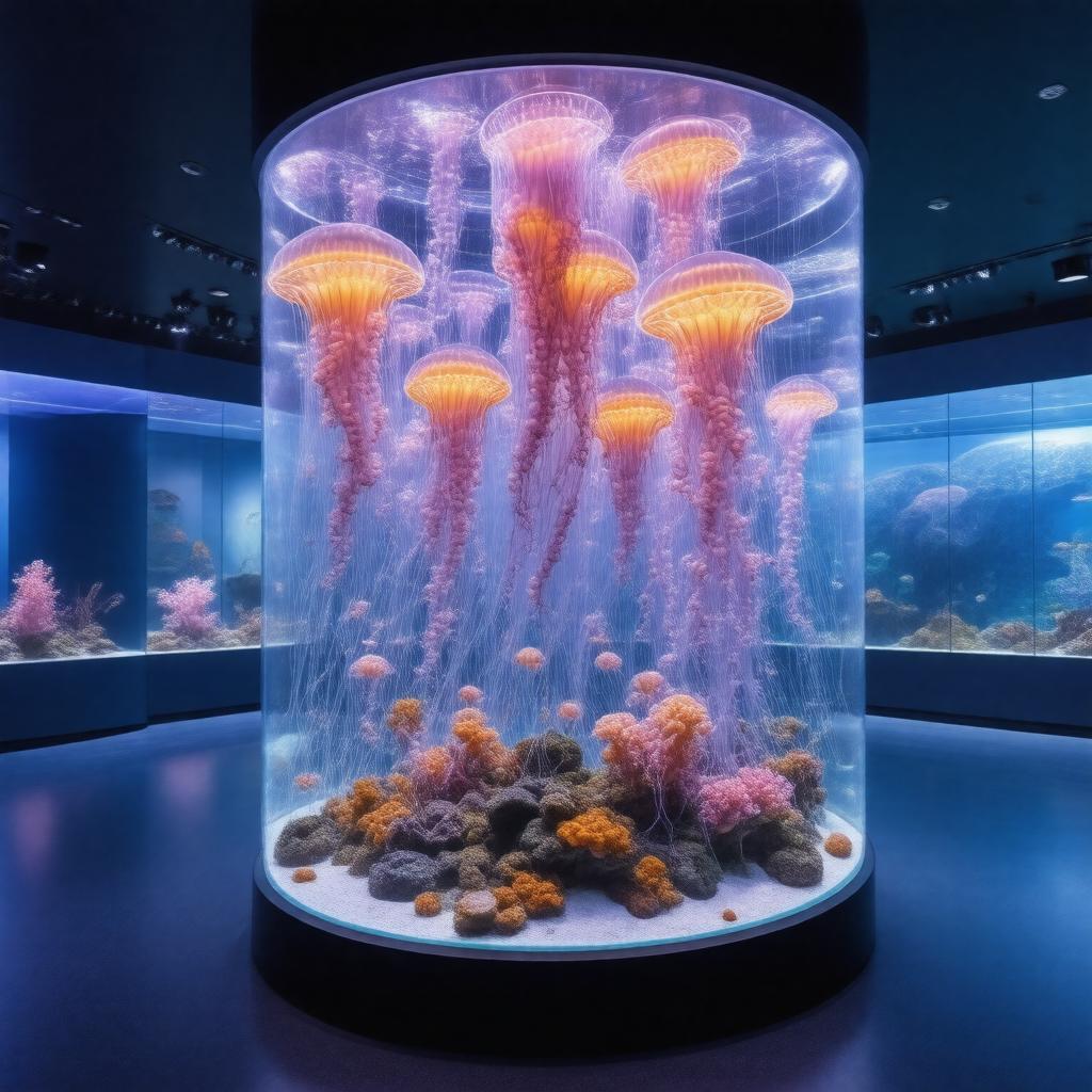 AI-created image of The Sea Jellies Exhibit