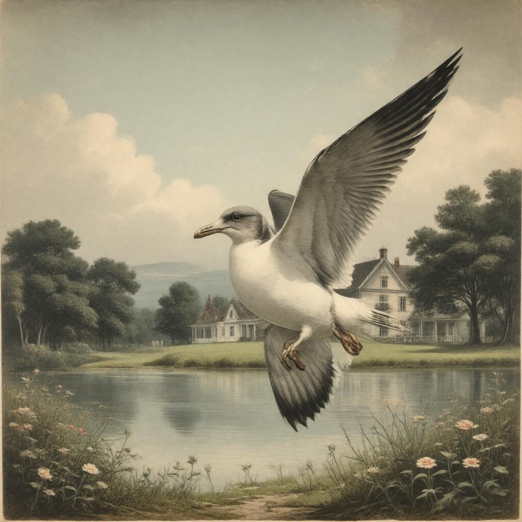 AI-created image of The Seagull