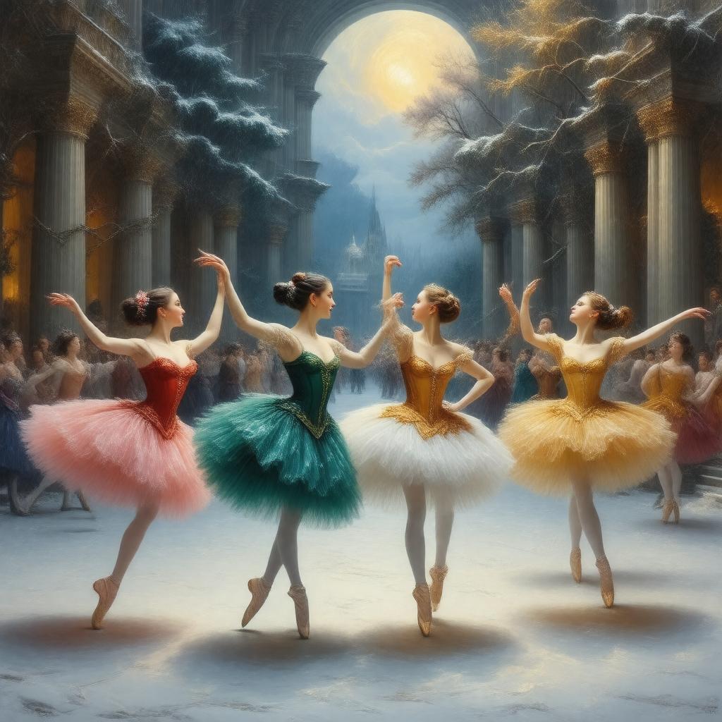 AI-created image of The Seasons (ballet)