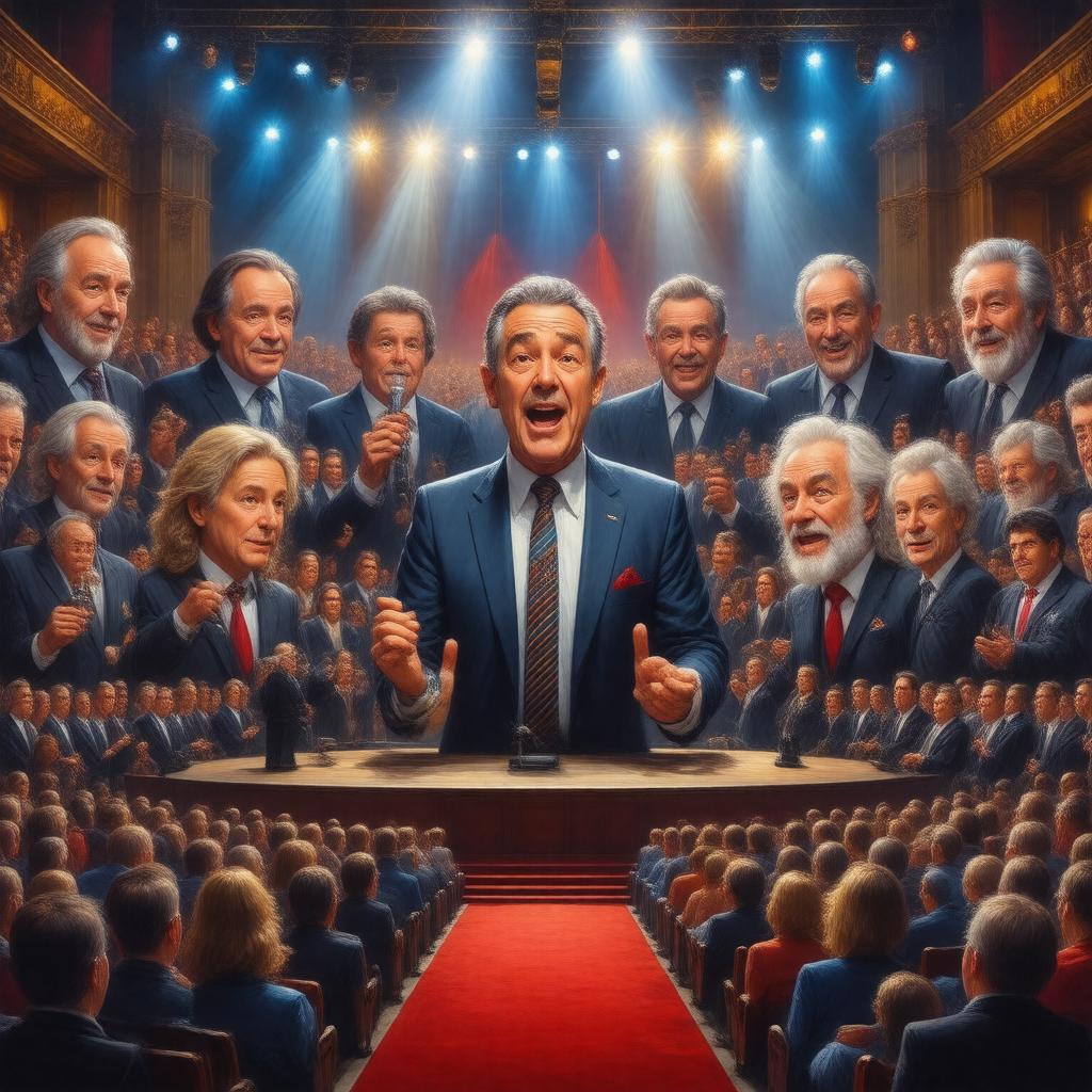 AI-created image of The Secret Policeman's Ball