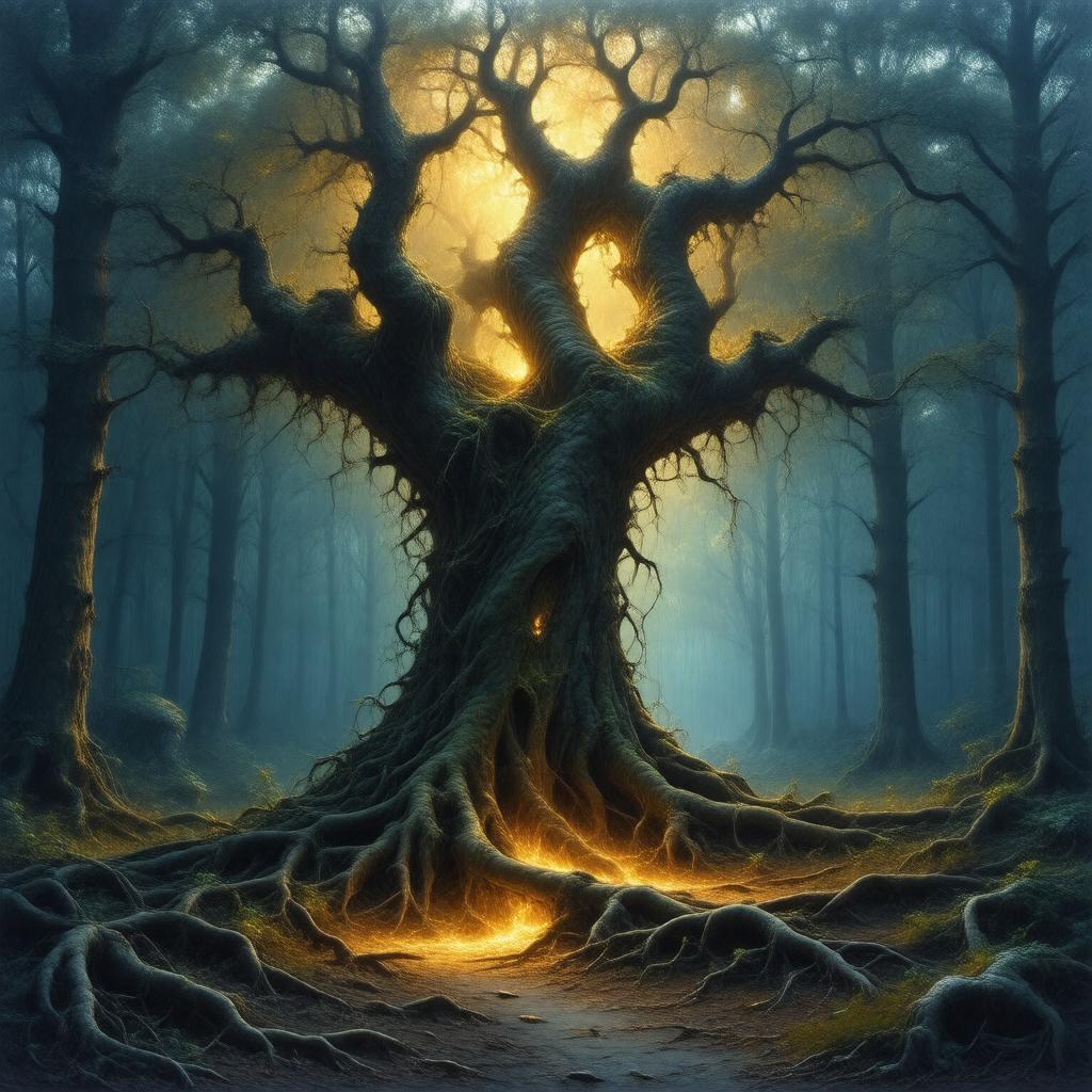 AI-created image of The Secret of the Growing Gold