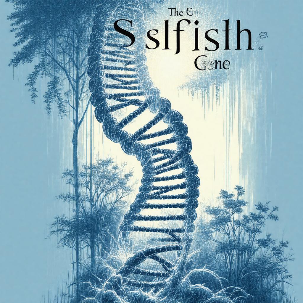 AI-created image of The Selfish Gene