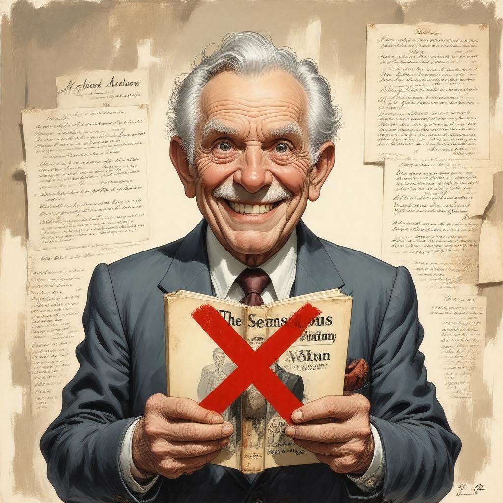 AI-created image of The Sensuous Dirty Old Man