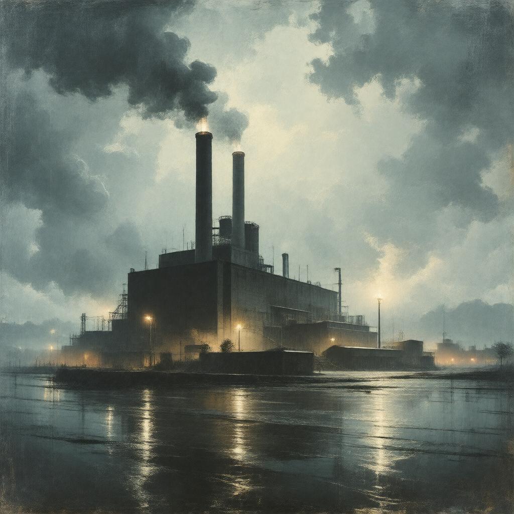Click to view larger image AI-created image of The Shadow Factory