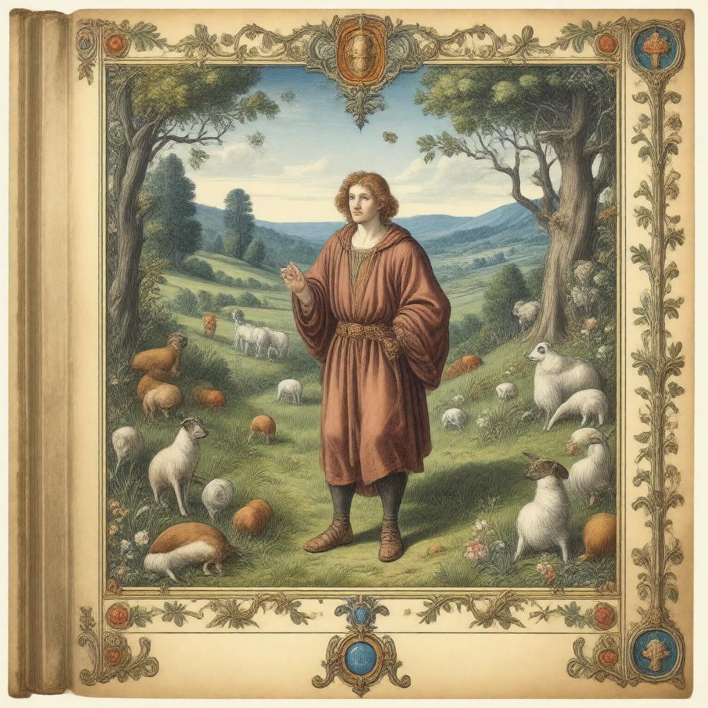 AI-created image of The Shepheardes Calender