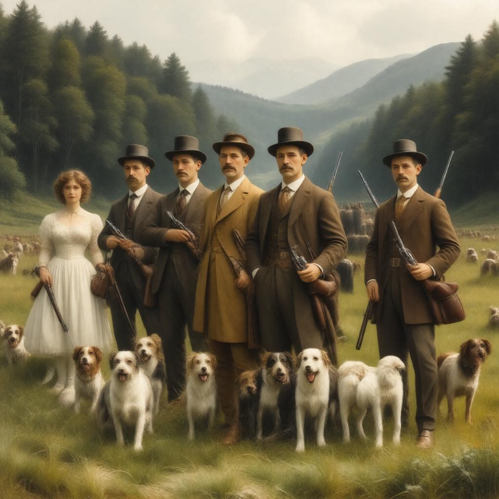 AI-created image of The Shooting Party