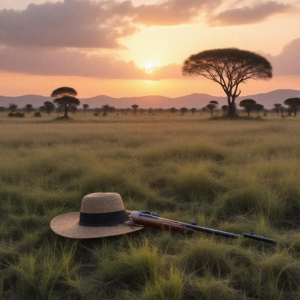 AI-created image of The Short Happy Life of Francis Macomber