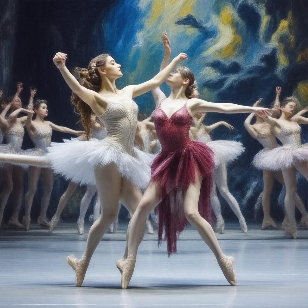 AI-created image of The Siren (ballet)