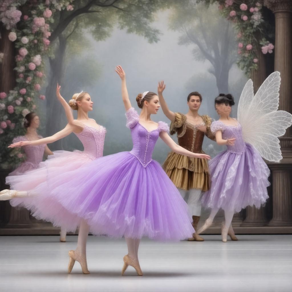 AI-created image of The Sleeping Beauty