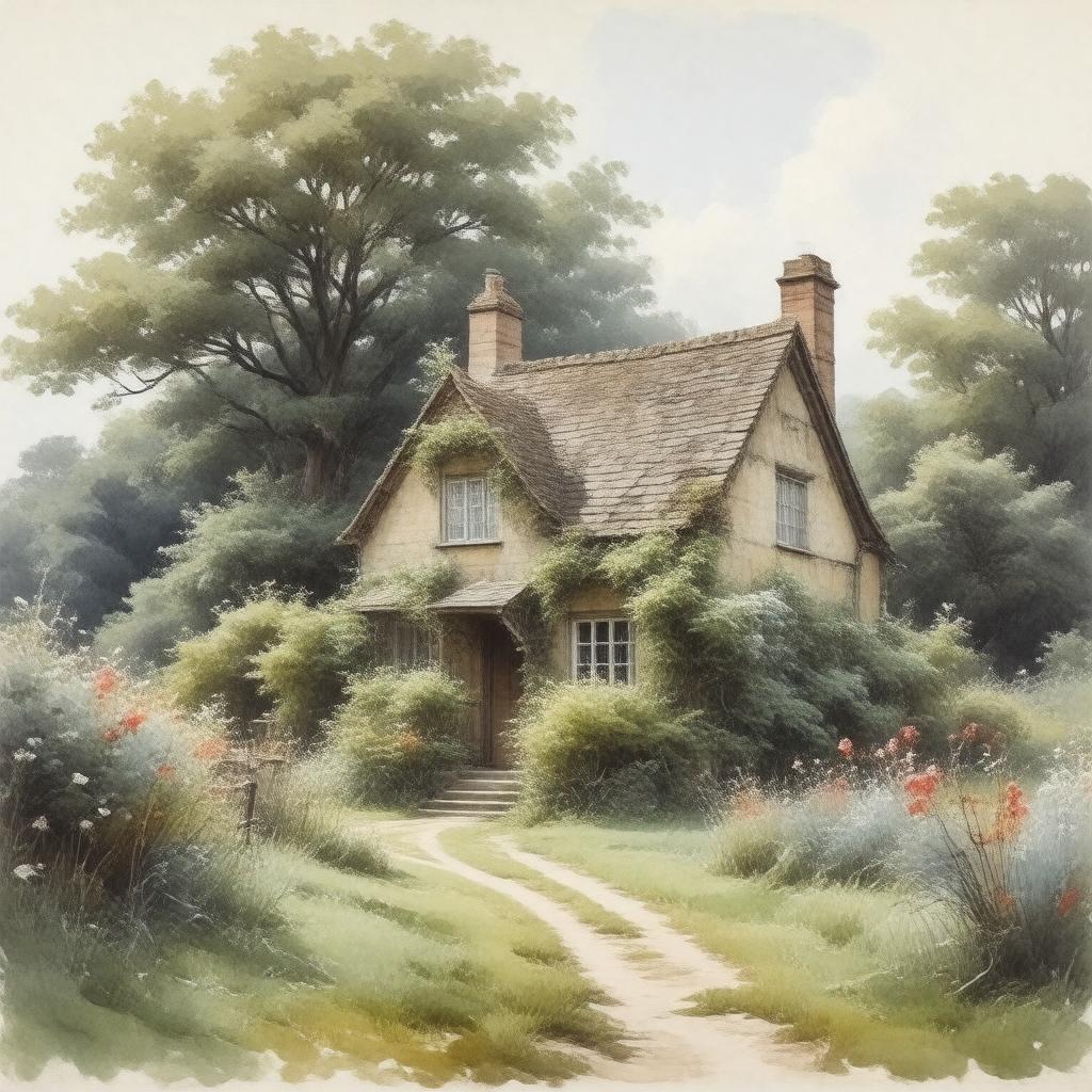 AI-created image of The Small House at Allington