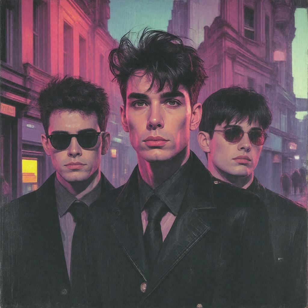 AI-created image of The Smiths