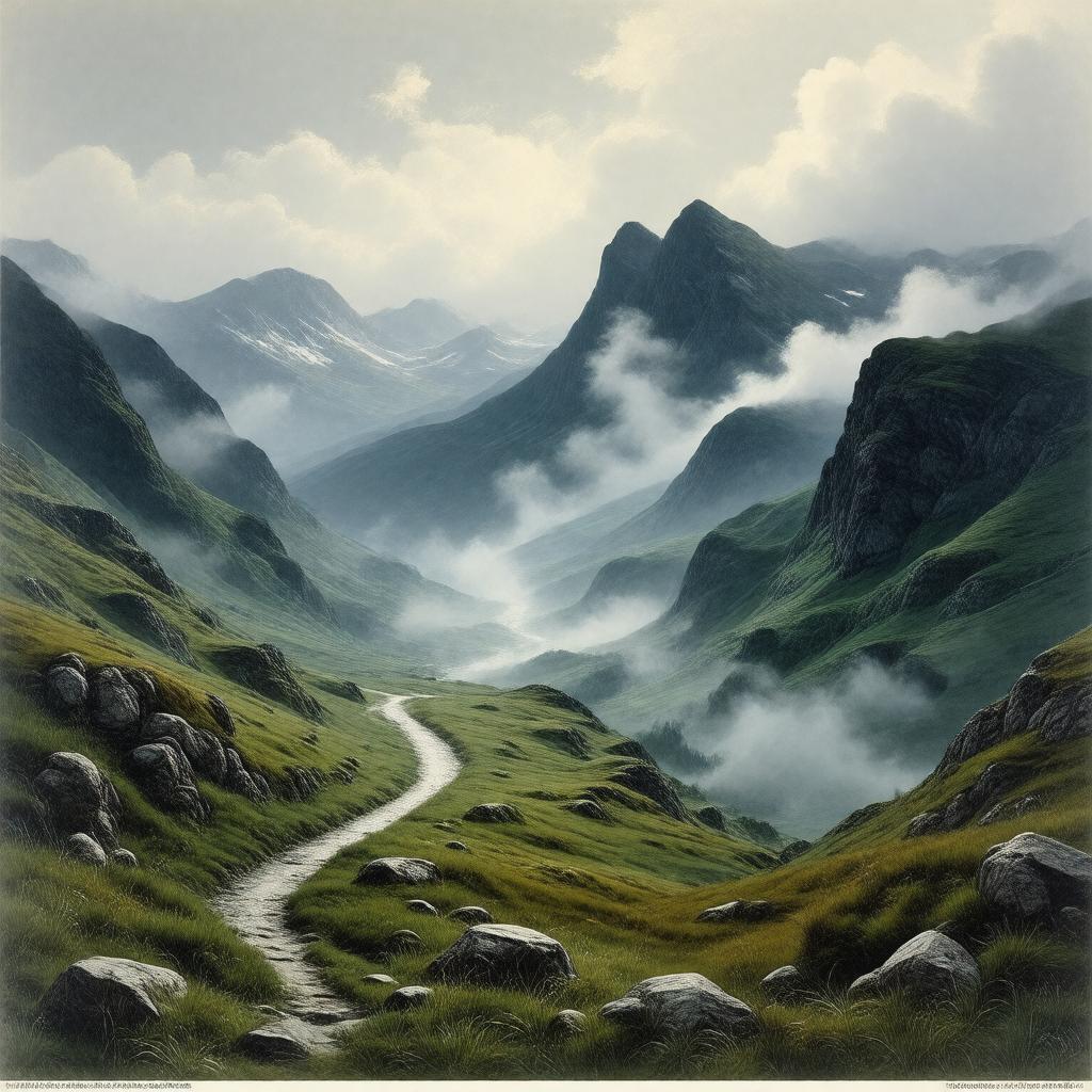 AI-created image of The Snake's Pass