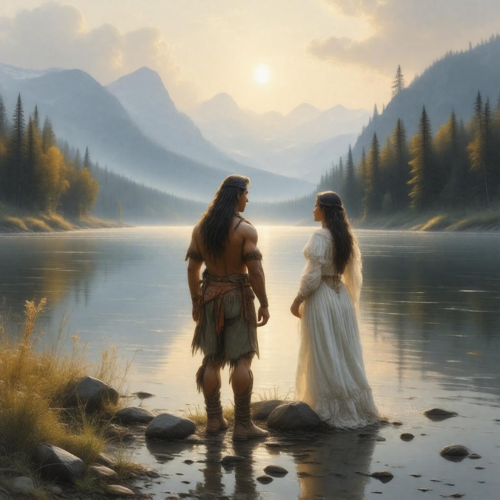 AI-created image of The Song of Hiawatha