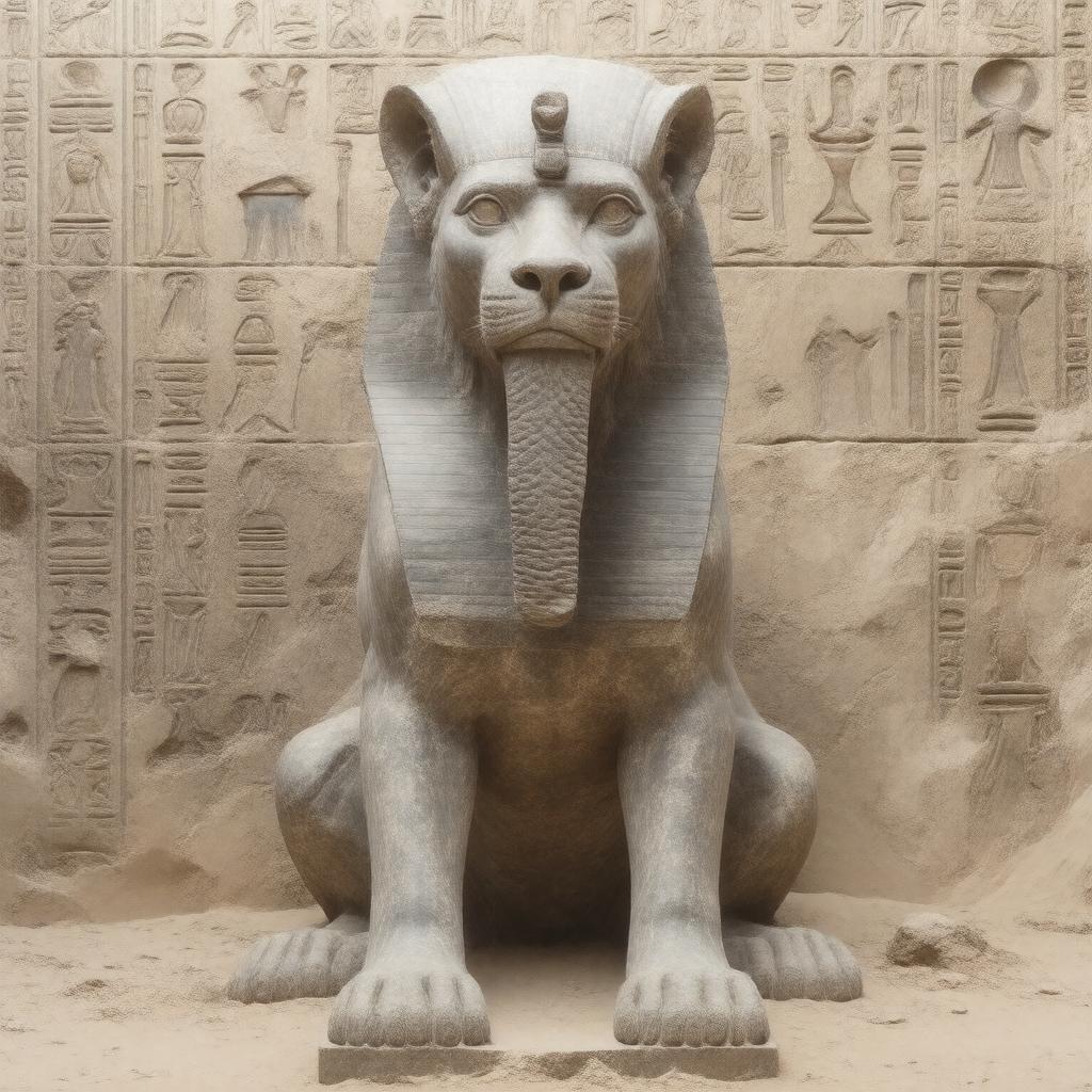Click to view larger image AI-created image of The Sphinx of Hatshepsut
