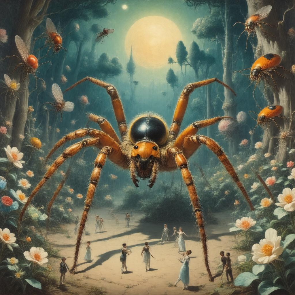 AI-created image of The Spider (ballet)