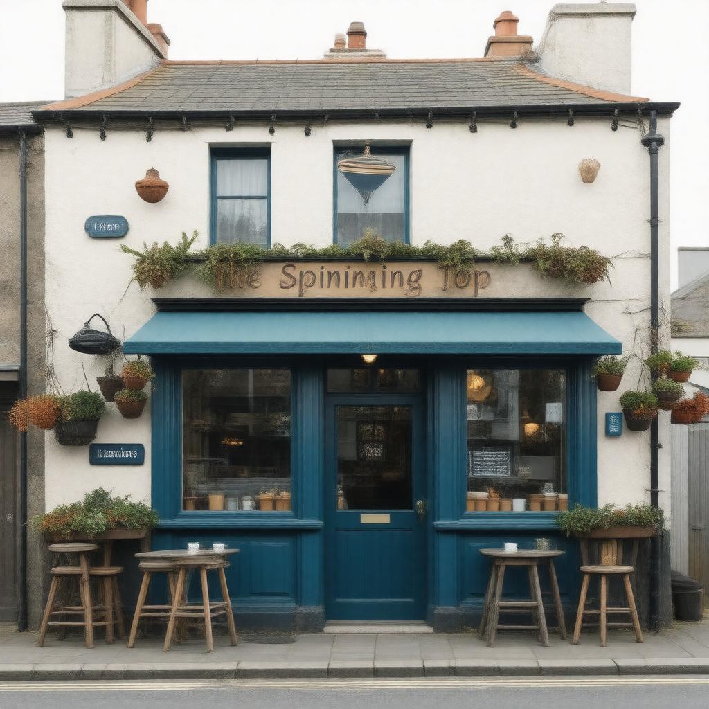 AI-created image of The Spinning Top