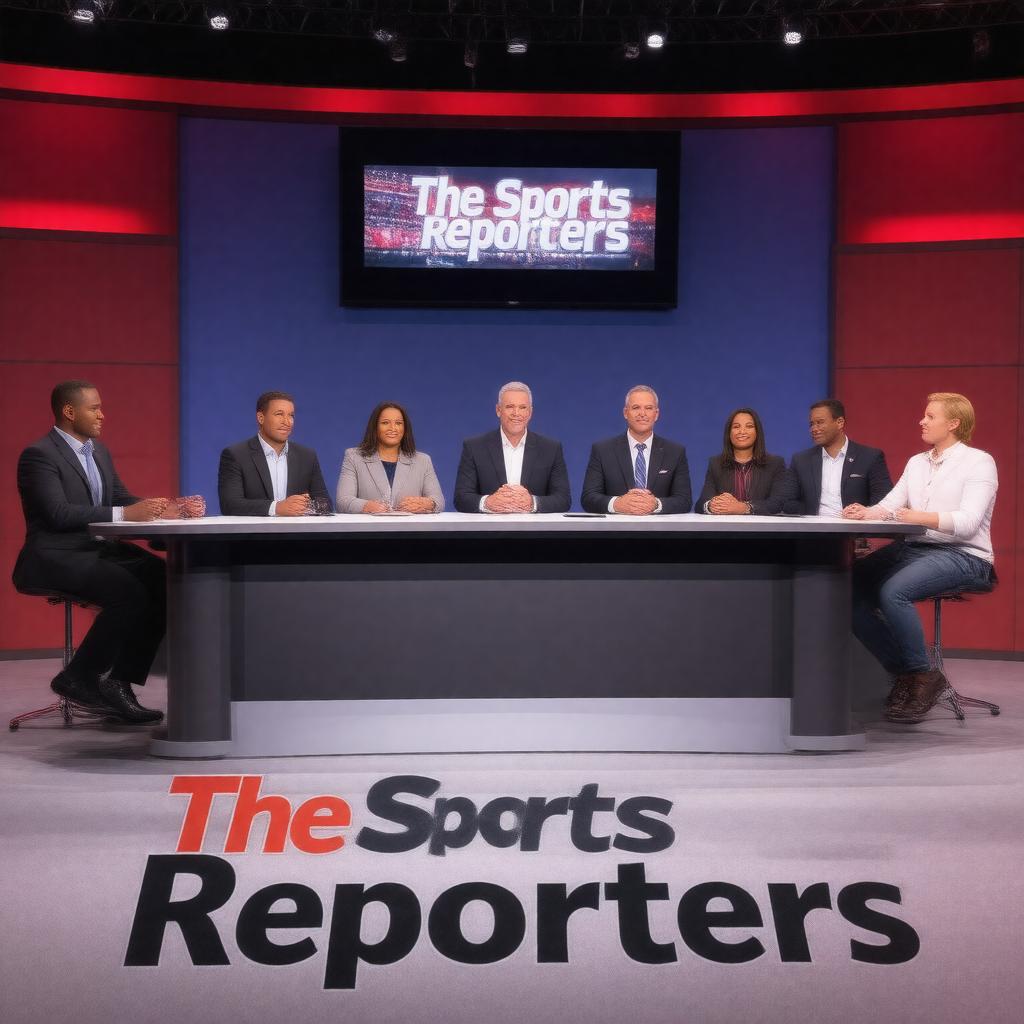 AI-created image of The Sports Reporters