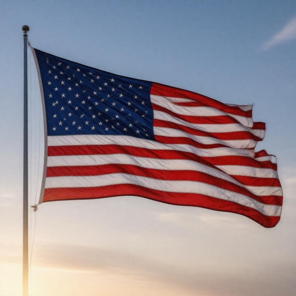 AI-created image of The Star-Spangled Banner