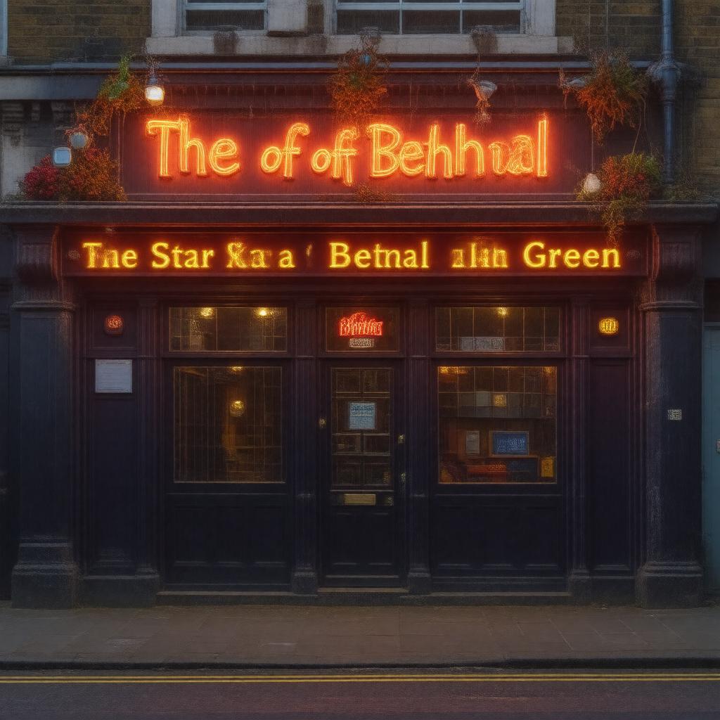 AI-created image of The Star of Bethnal Green