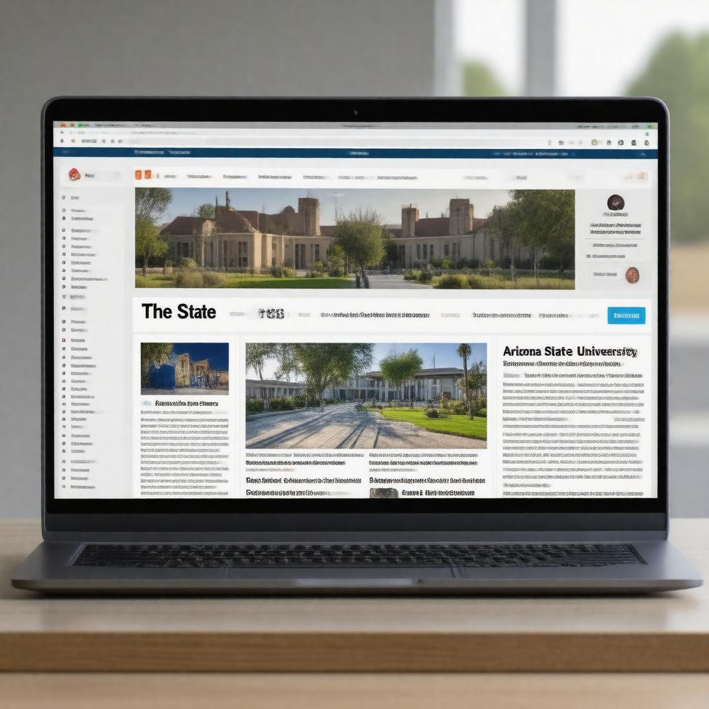 AI-created image of The State Press