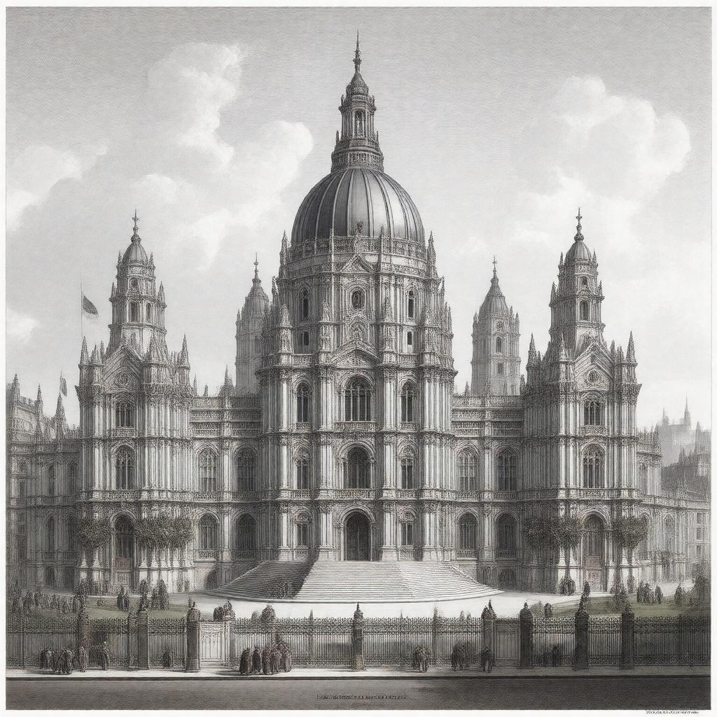 AI-created image of The State in its Relations with the Church