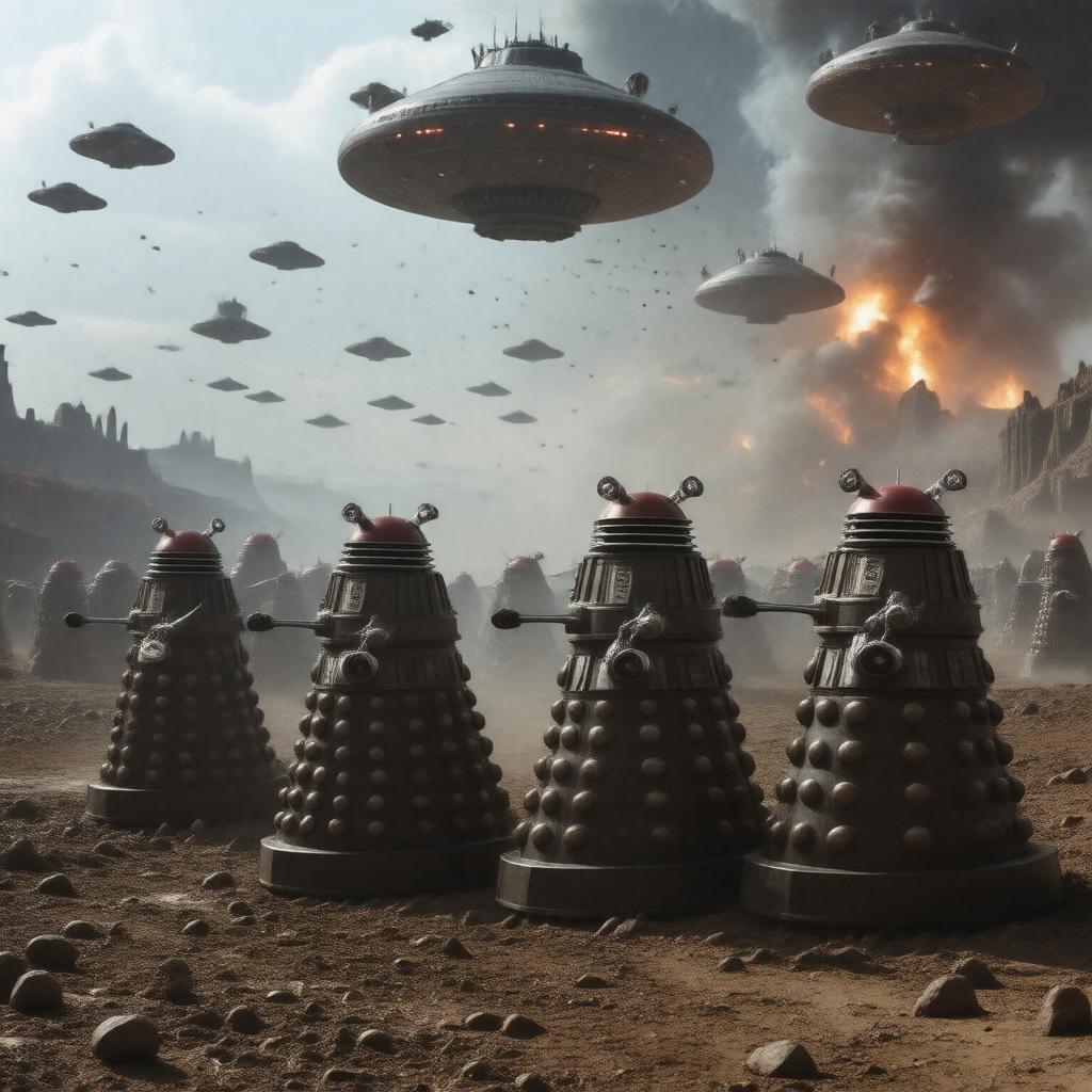 AI-created image of The Stolen Earth