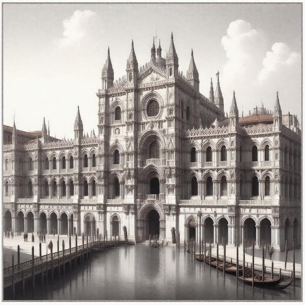 AI-created image of The Stones of Venice
