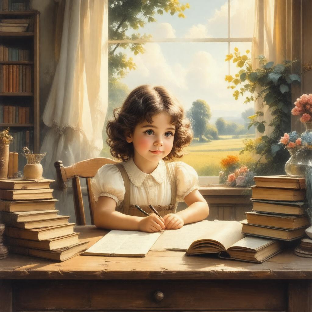 AI-created image of The Story of My Childhood