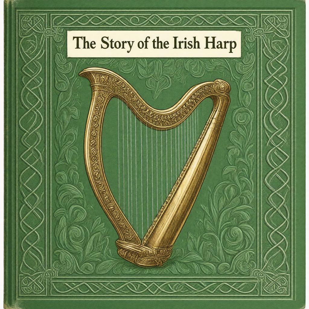 Click to view larger image AI-created image of The Story of the Irish Harp