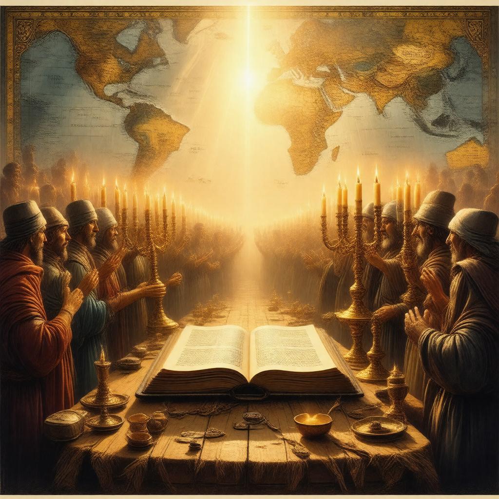 AI-created image of The Story of the Jews