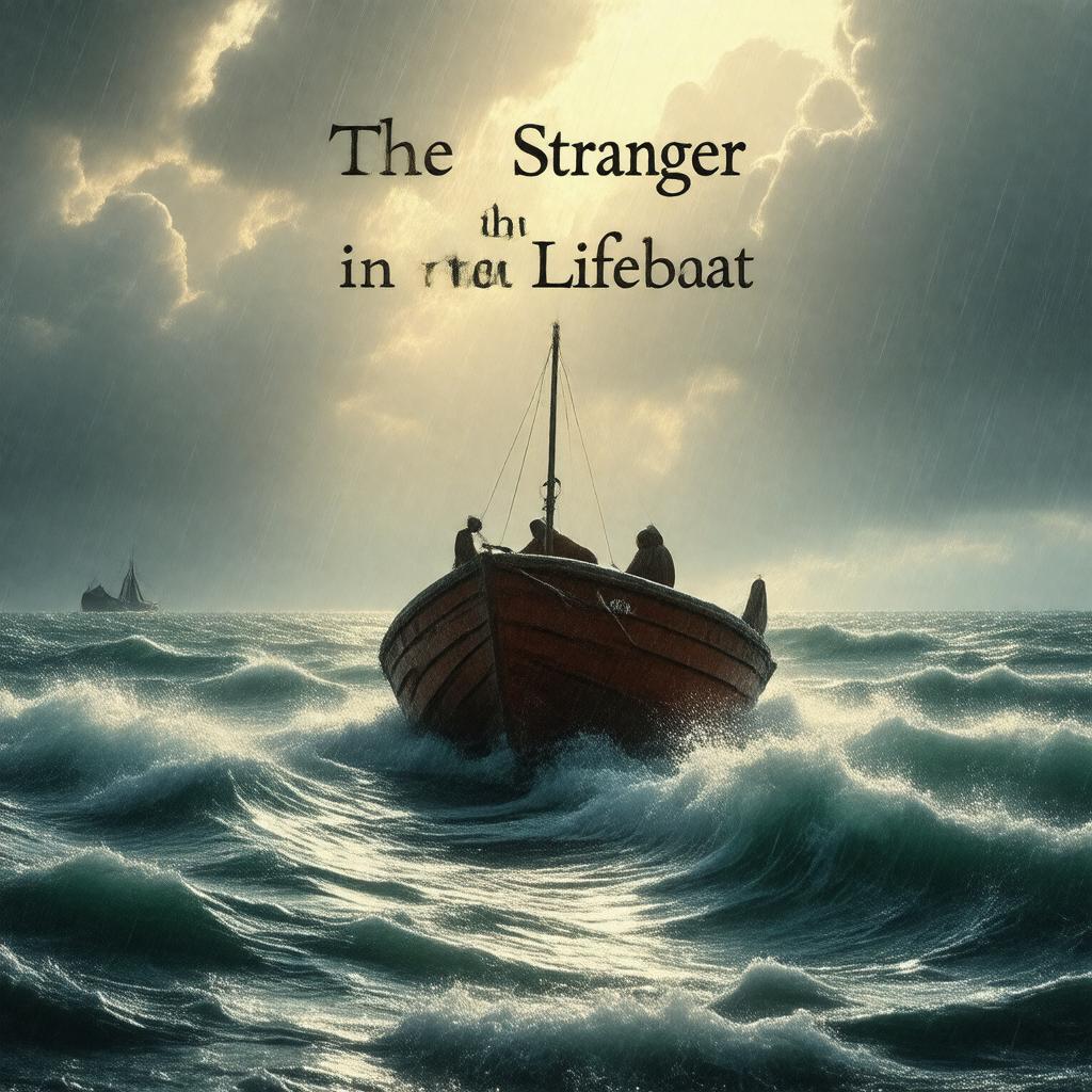 Click to view larger image AI-created image of The Stranger in the Lifeboat