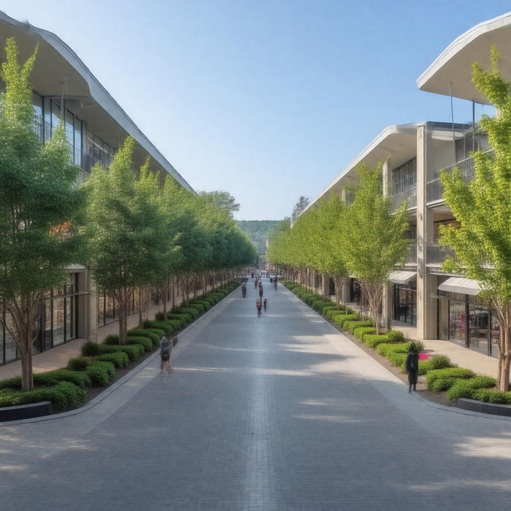 AI-created image of The Street at Chestnut Hill