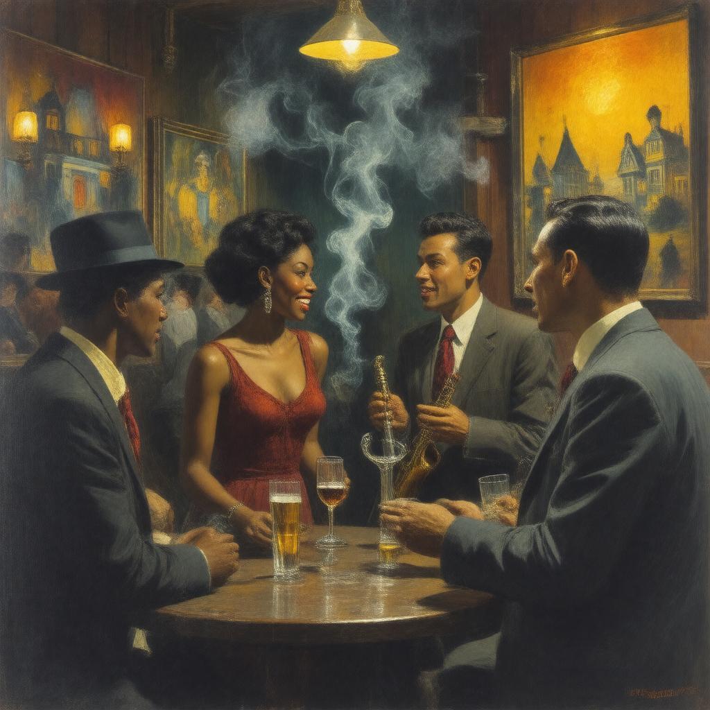 AI-created image of The Subterraneans