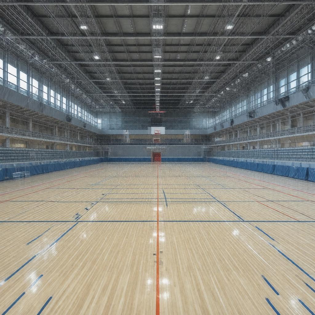 AI-created image of The Sugden Sports Centre