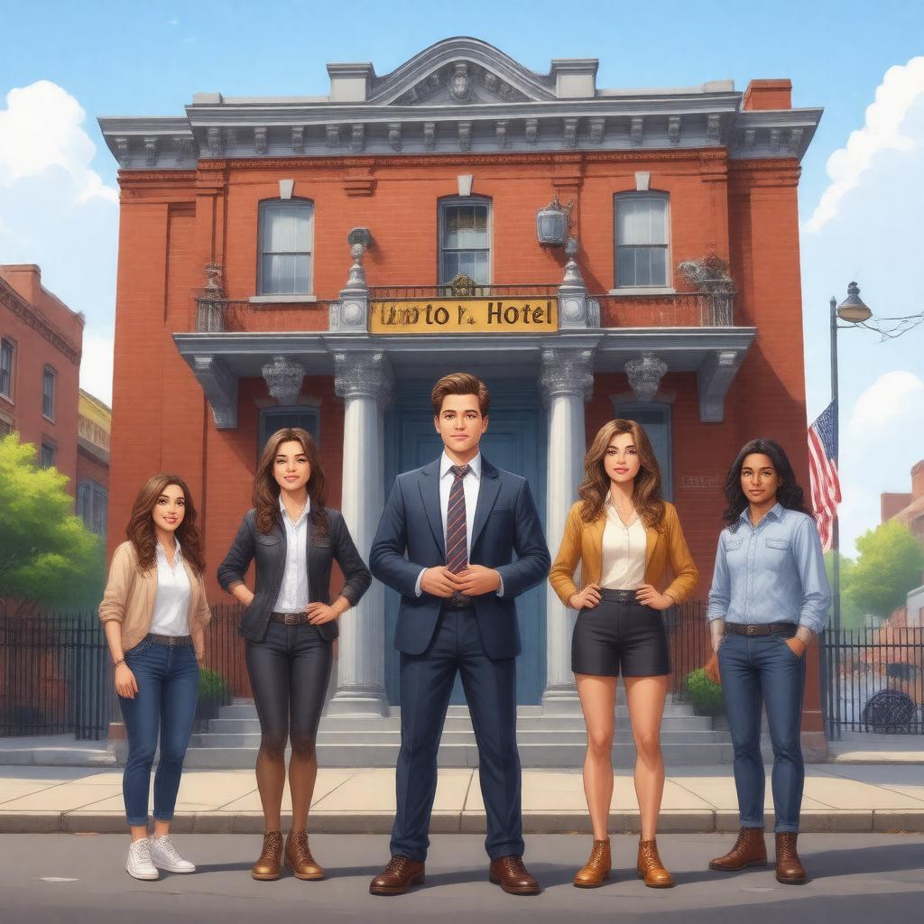 AI-created image of The Suite Life of Zack & Cody