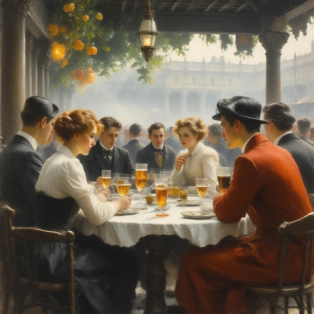 Click to view larger image AI-created image of The Sun Also Rises