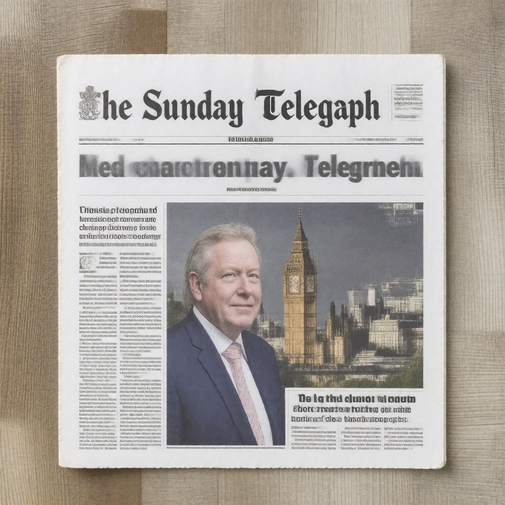 Click to view larger image AI-created image of The Sunday Telegraph