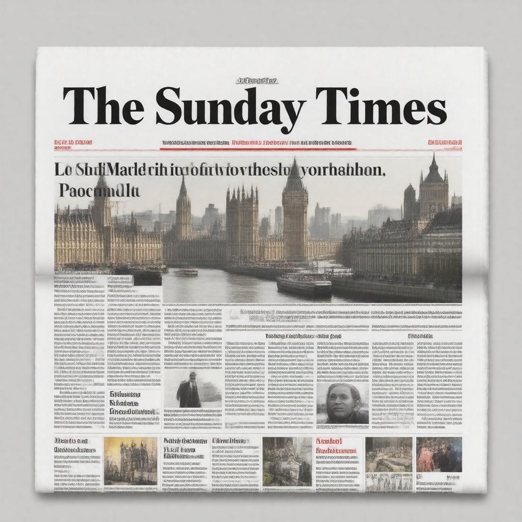 Click to view larger image AI-created image of The Sunday Times