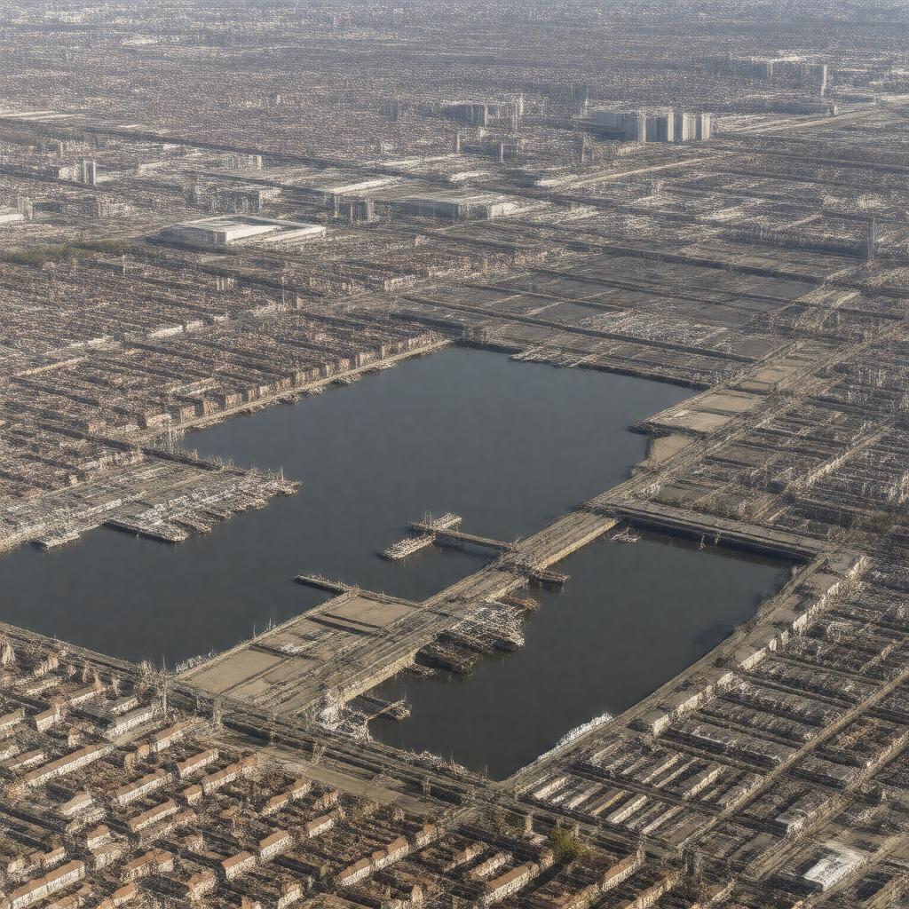 AI-created image of The Surrey Docks