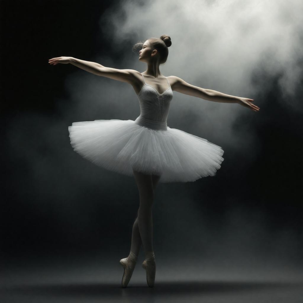 AI-created image of The Swan (ballet)