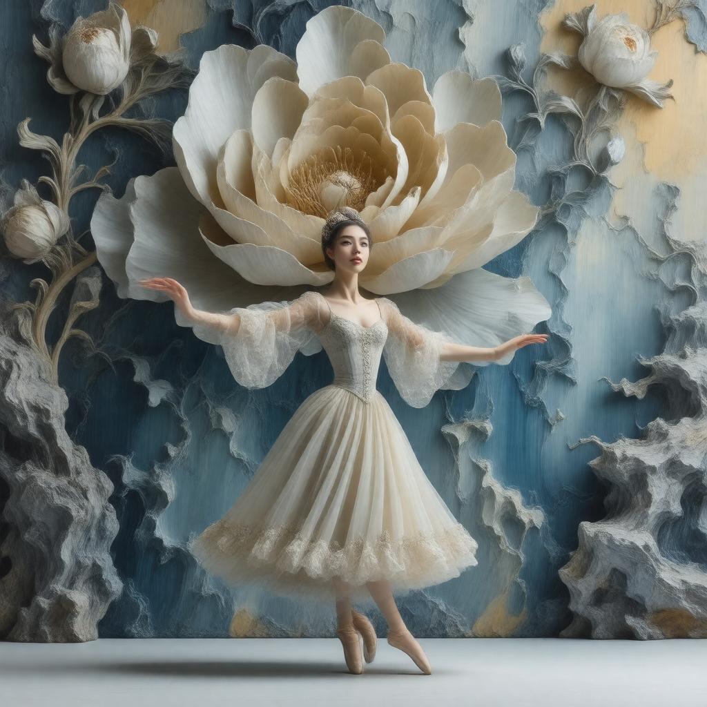 AI-created image of The Tale of the Stone Flower (ballet)