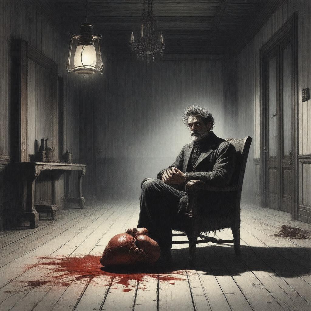 AI-created image of The Tell-Tale Heart