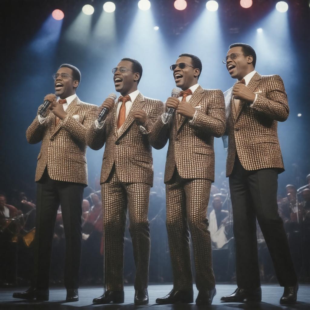 AI-created image of The Temptations