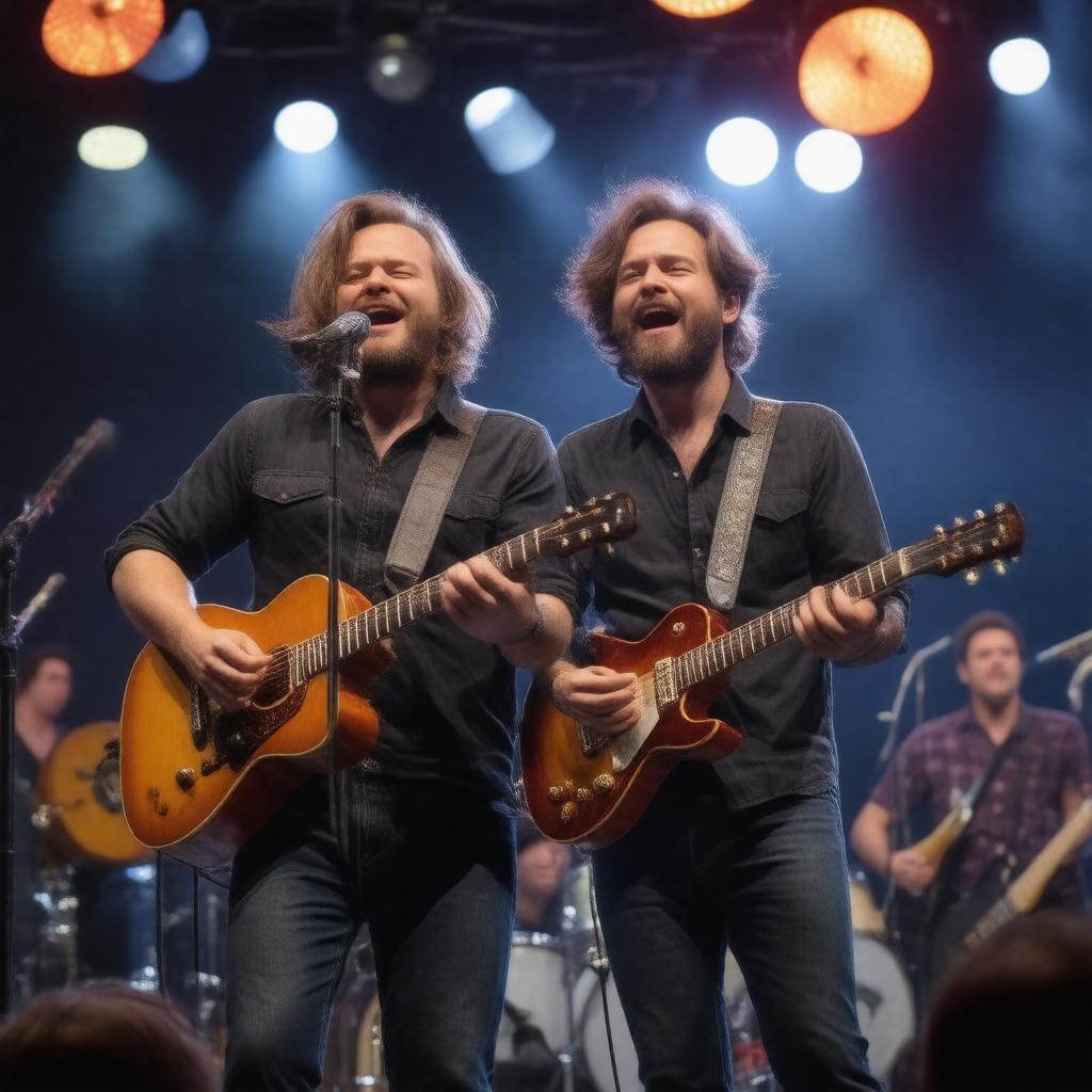 AI-created image of The Teskey Brothers