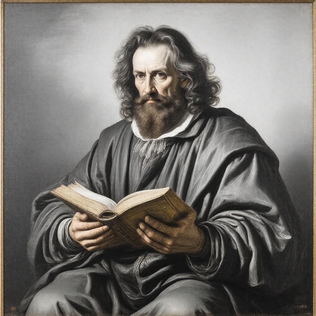 AI-created image of The Theologian